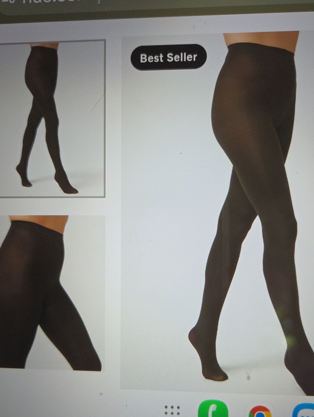 3 New Pairs HUE Super Opaque Tights Non-Control Top Size 3 Black Made In USA